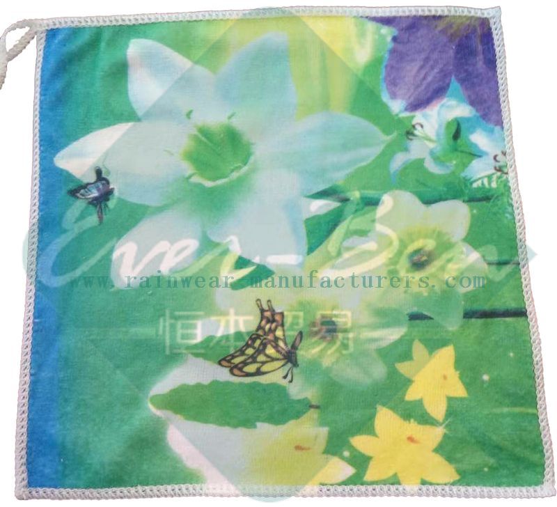 tea towel with printing picture